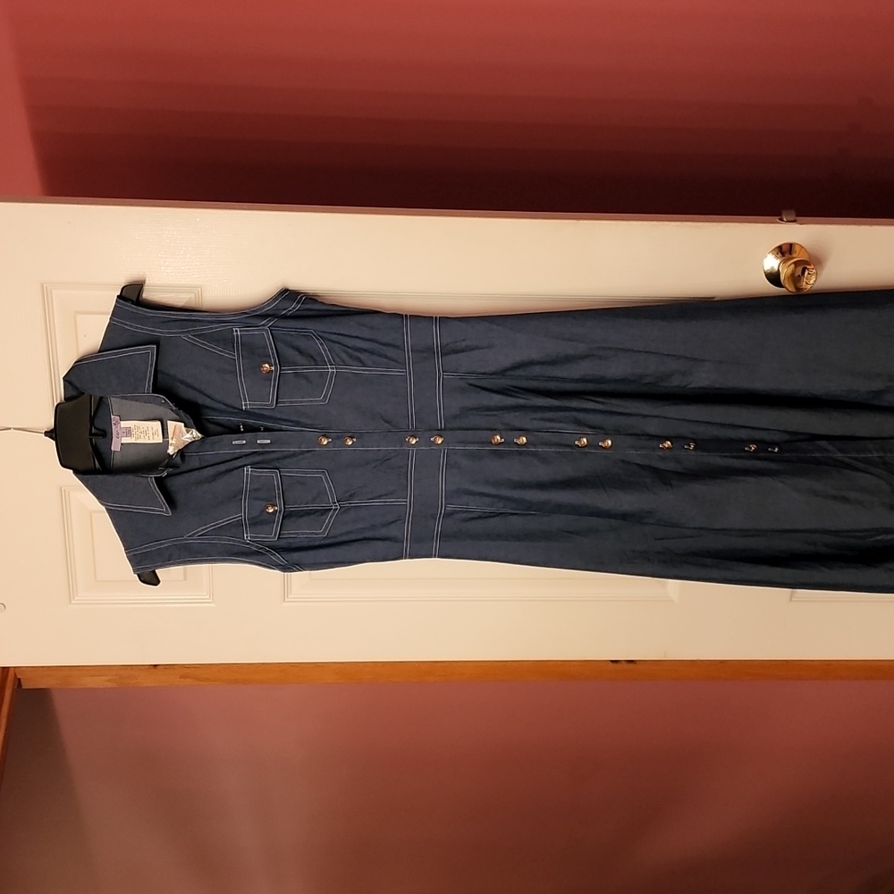 Unbranded Denim Long Casual Maxi Dress